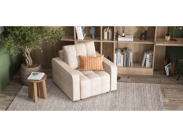 Кресло-кровать Dandy велюр Monolit латте Кресло-кровать Dandy велюр Monolit латте