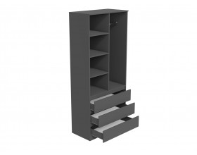 МС Мори шкаф МШ 900.2 Графит