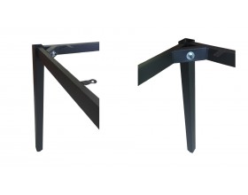 Стол на металлокаркасе не раздвижной 25мм 60*100см 003