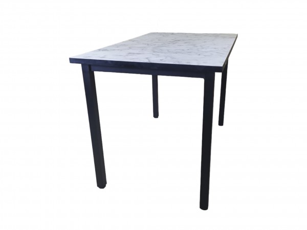 Стол на металлокаркасе не раздвижной 25мм 60*100см 003