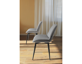 Стулья Канцлер серый, 2 шт.