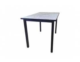 Стол на металлокаркасе не раздвижной 25мм 70*110см 004