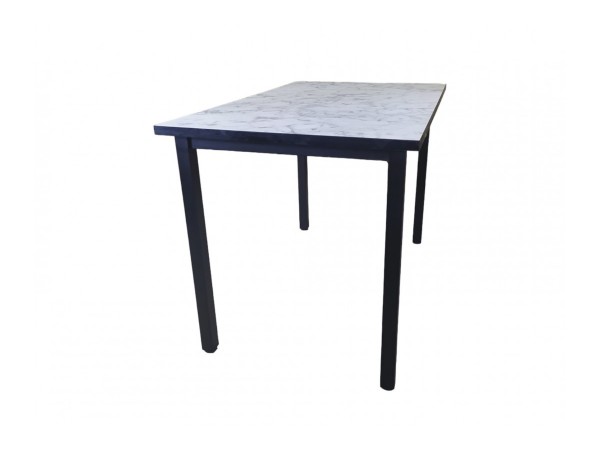 Стол на металлокаркасе не раздвижной 25мм 75*120см 005