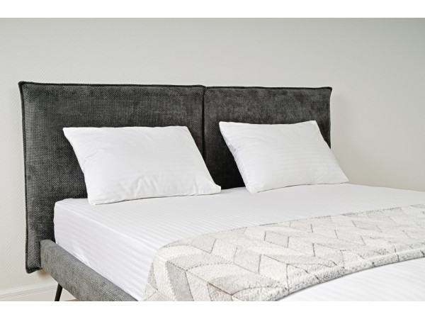 Мягкая кровать «Сильвия» 1,6  ГРАФИТ Мягкая кровать «Сильвия» 1,6  ГРАФИТ
