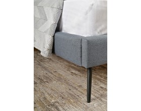 Мягкая кровать «Сильвия» 1,6 Лагуна Пепел