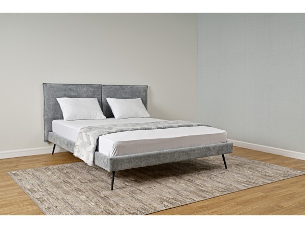 Мягкая кровать «Сильвия» 1,6 Сталь