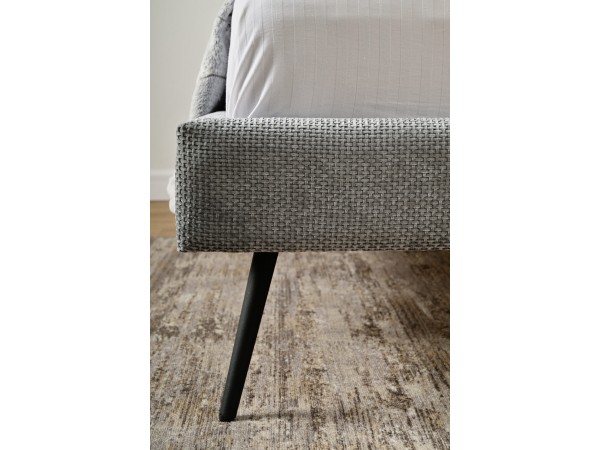 Мягкая кровать «Сильвия» 1,6 Сталь