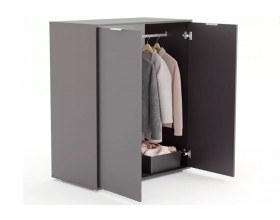 Шкаф - комод Люсия 2 дв. STL.516.01 Графит