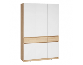 Шкаф Стоуби ШК-1500 Дуб крафт золотой/Глянец белый