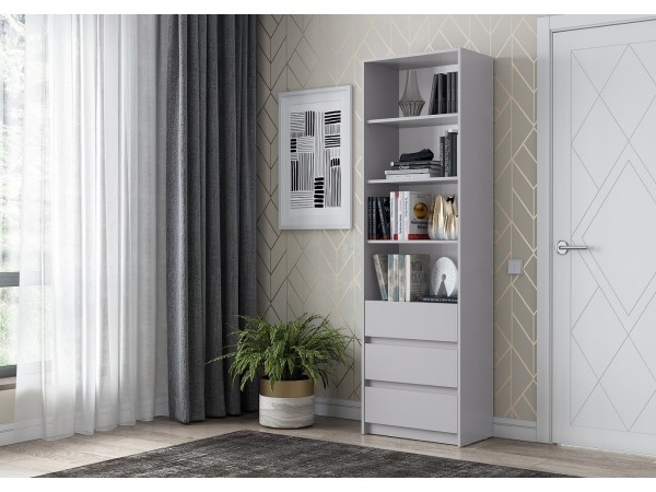 Стеллаж Айден СТЛ06-600 серый