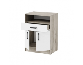 Тумба для обуви Вега ТБ-1Дуб крафт серый/белый