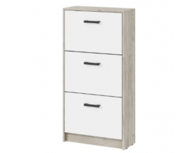 Тумба для обуви Вега ОБ-2 Дуб крафт серый/белый