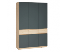 Шкаф Стоуби ШК-1500 Дуб крафт золотой/серый графит