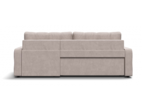 Денди угловой диван Велюр Монолит латте