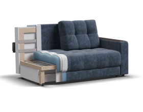 Босс двухместный диван Велюр Роял топаз