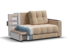 Босс двухместный диван Велюр Роял шампань