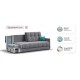 Диван BOSS 2.0 LOFT Велюр Роял агат