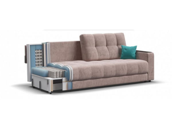 Диван BOSS 2.0 Велюр Royal пион