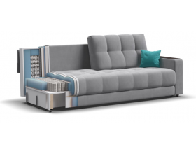 Босс диван Велюр Монолит сталь