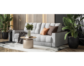 Босс диван Велюр Монолит сталь