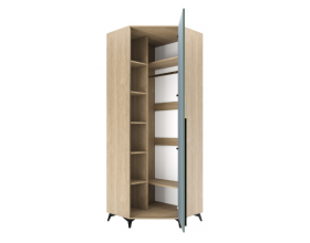 ЕВА Шкаф угловой 800 1С Дуб Экспресив Муссон