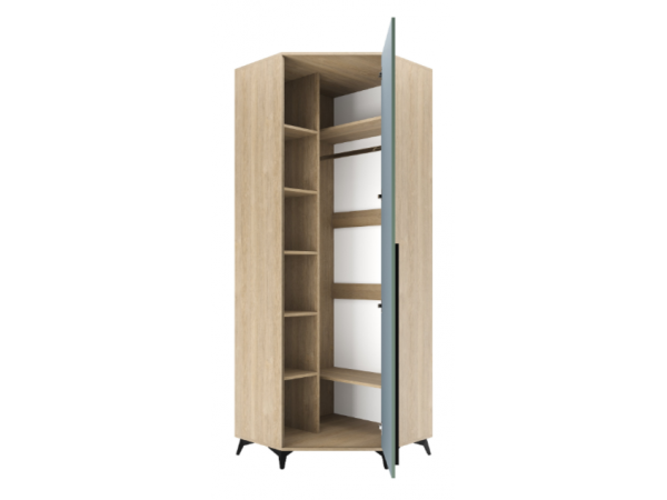 ЕВА Шкаф угловой 800 1С Дуб Экспресив Муссон