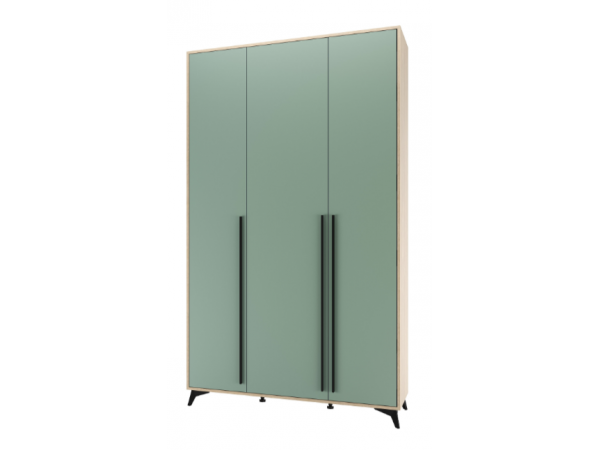 ЕВА Шкаф 1300 3С  Дуб Экспресив Муссон