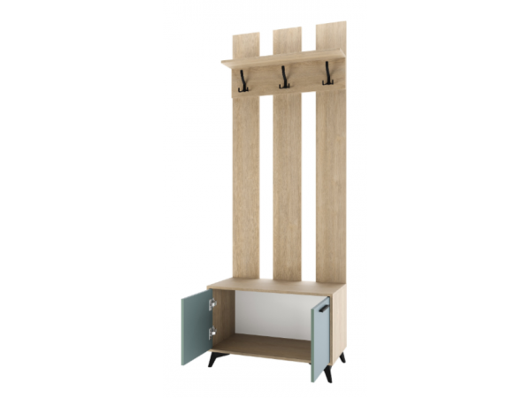 ЕВА Вешалка 800+Тумба 800 2С Дуб Экспресив Муссон ЕВА Вешалка 800+Тумба 800 2С Дуб Экспресив Муссон