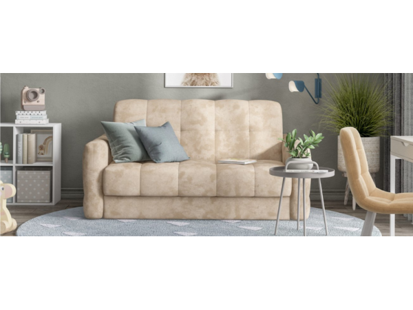 Диван BOSS Sleep 140 велюр Alkantara пепел