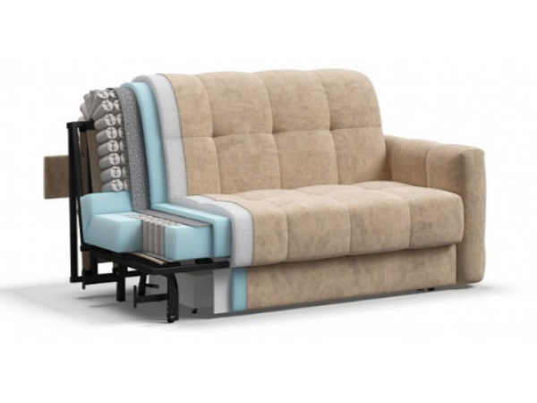 Диван BOSS Sleep 140 Велюр Роял шампань