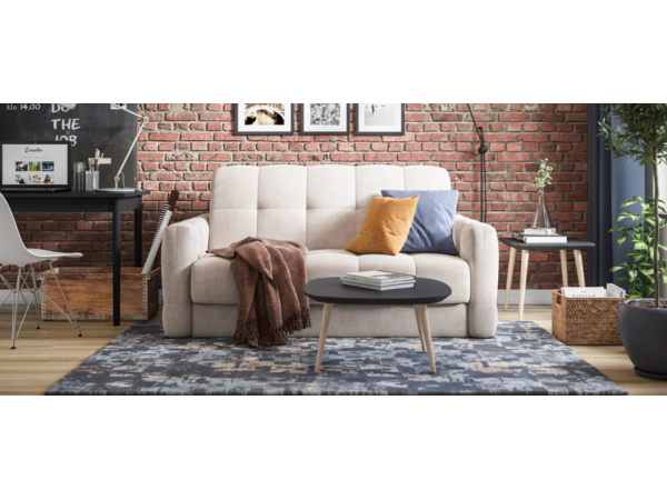 Диван BOSS Sleep 140 велюр MONOLIT Латте