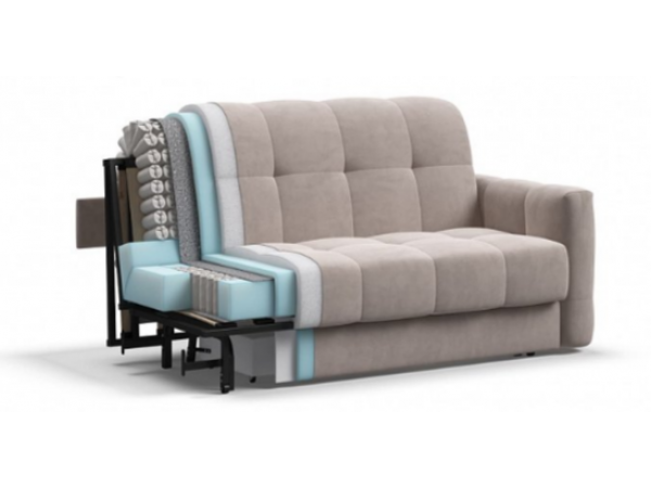 Диван BOSS Sleep 140 велюр MONOLIT Латте