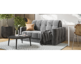 Босс Слип 140 диван Велюр Монолит серый