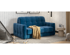 Босс Слип 140 диван Велюр Монолит синий