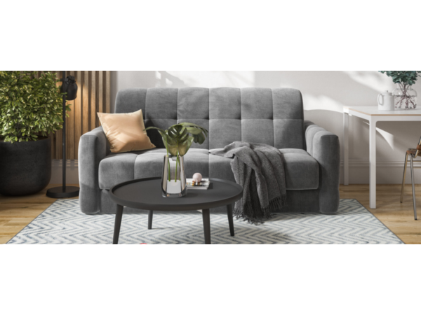 Диван BOSS Sleep 160 велюр Monolit серый Диван BOSS Sleep 160 велюр Monolit серый
