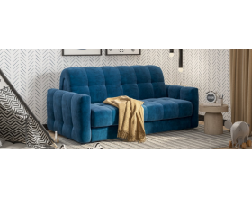 Босс Слип 160 диван Велюр Монолит синий