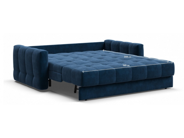 Диван BOSS Sleep 160 велюр Monolit синий Диван BOSS Sleep 160 велюр Monolit синий