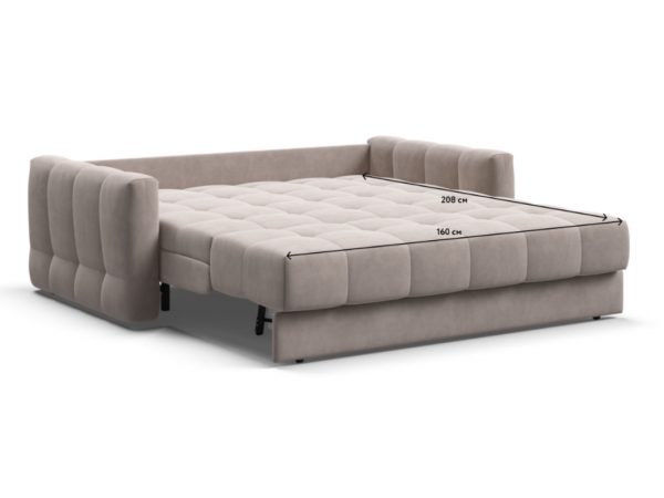Диван BOSS Sleep 160 велюр Monolit латте Диван BOSS Sleep 160 велюр Monolit латте