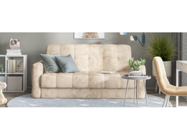 Диван BOSS Sleep 160 велюр Alkantara пепел