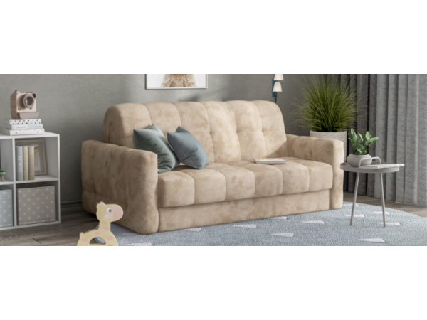 Диван BOSS Sleep 160 велюр Alkantara пепел