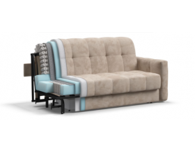 Босс Слип 160 диван Велюр Алькантара пепел