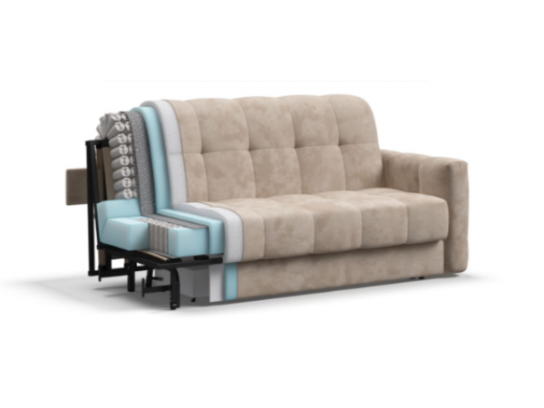 Диван BOSS Sleep 160 велюр Alkantara пепел