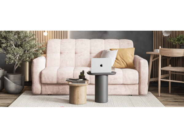 Диван BOSS Sleep 160 велюр Royal пион