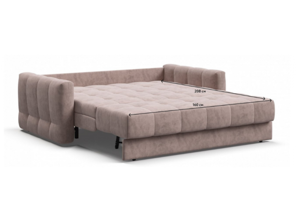 Диван BOSS Sleep 160 велюр Royal пион