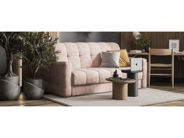 Диван BOSS Sleep 160 велюр Royal пион