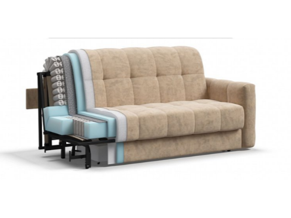 Диван BOSS Sleep 160 велюр Роял шампань