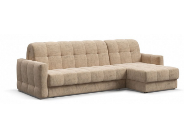 Угловой диван BOSS Sleep 160 Велюр Роял шампань