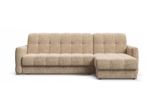 Угловой диван BOSS Sleep 160 Велюр Роял шампань