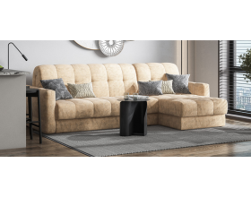 Босс Слип 160 угловой диван Велюр Роял шампань