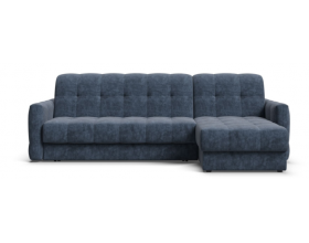 Босс Слип 160 угловой диван Велюр Роял синий
